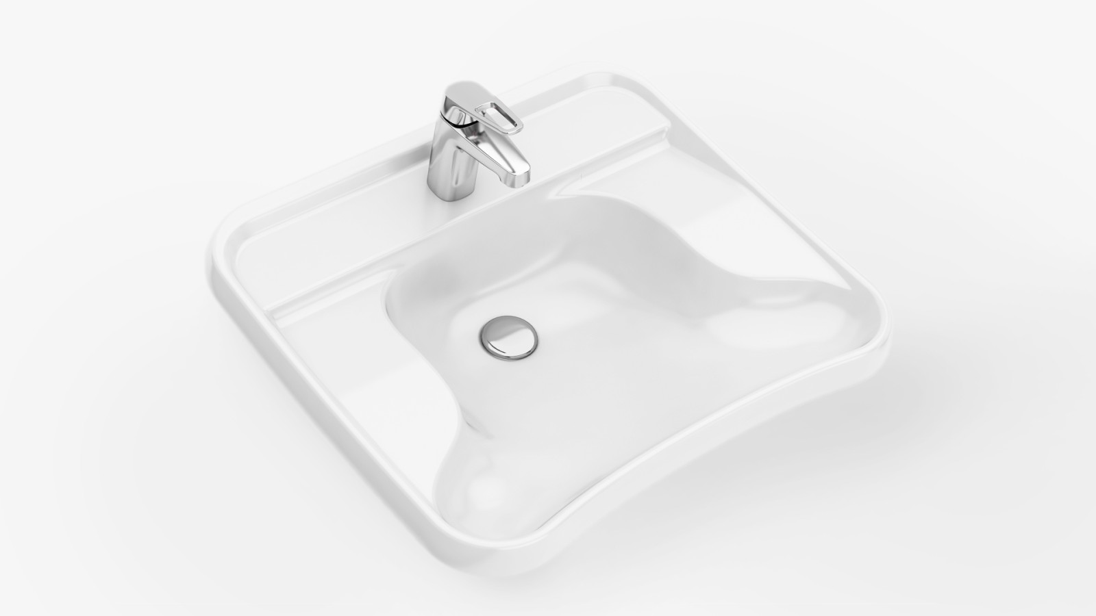 Ifö spetsiaalne valamu paremaks juurdepääsemiseks Ifö spetsiaalne valamu paremaks juurdepääsemiseks